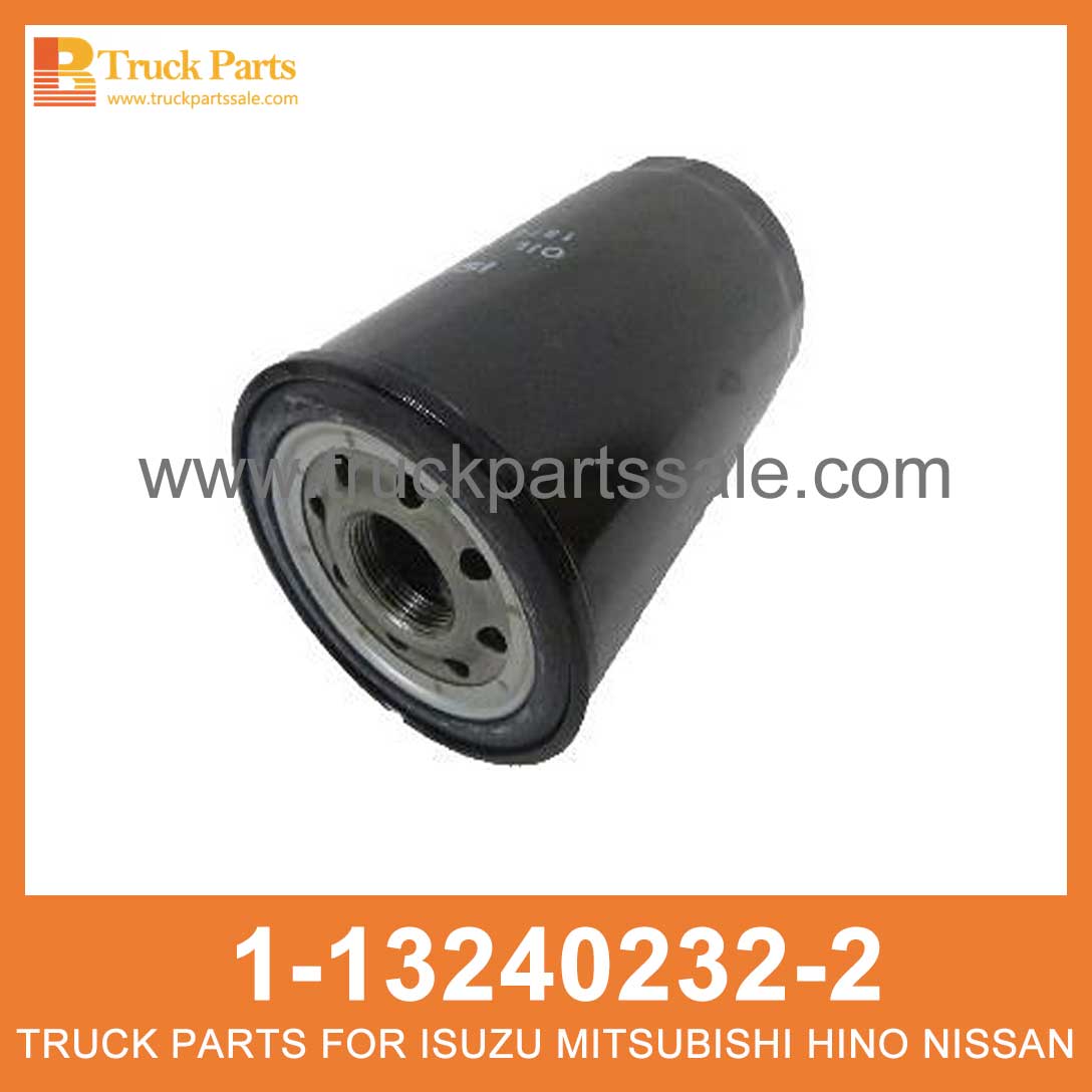 ELEMENT OIL FILTER 1-13240232-2 1132402322 1-13240-232-2 for ISUZU 6HK1 Filtro de aceite de elemento
