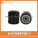 ELEMENT OIL FILTER 8-97049708-1 5-87610009-0 8970497081 5876100090 8-97049-708-1 5-87610-009-0 for ISUZU NKR55 4JB1 Filtro de aceite de elemento