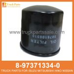 ELEMENT OIL FILTER 8-97371334-0 5-87610031-0 8973713340 5876100310 8-97371-334-0 5-87610-031-0 for ISUZU ELF 4HK1 Filtro de aceite de elemento