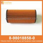ELEMENT OIL FILTER 8-98018858-0 8980188580 8-98018-858-0 for ISUZU 4JJ1 Filtro de aceite de elemento