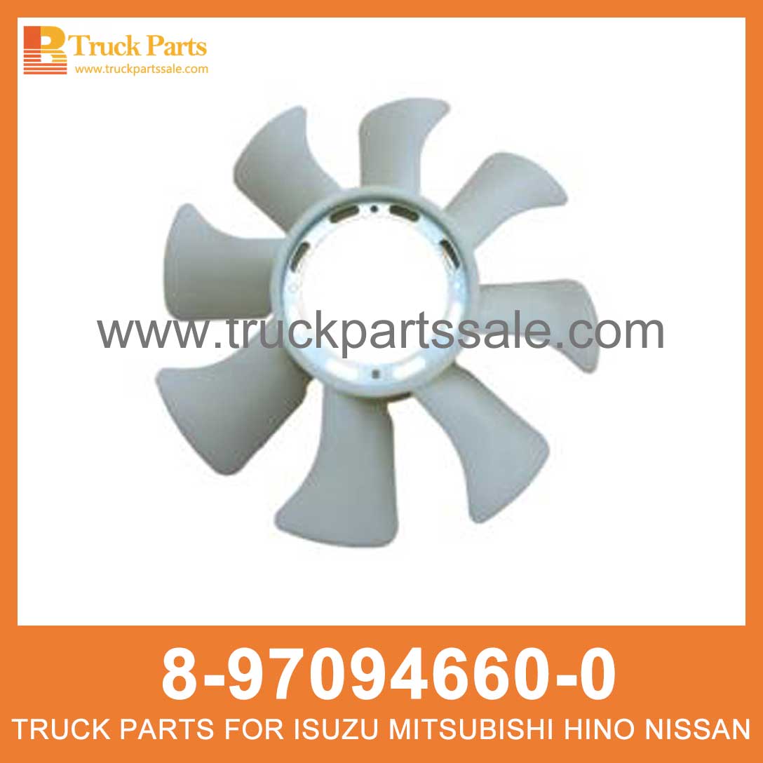 FAN COOLING 8-97094660-0 8970946600 8-97094-660-0 for ISUZU UCS55 4JB1 Enfriamiento del ventilador