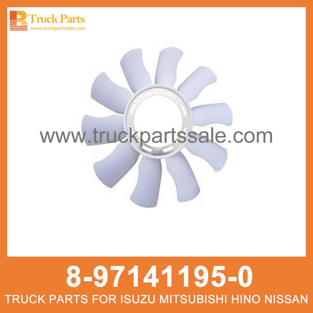 FAN COOLING 8-97141195-0 8971411950 8-97141-195-0 for ISUZU NPR 4HG1 Enfriamiento del ventilador