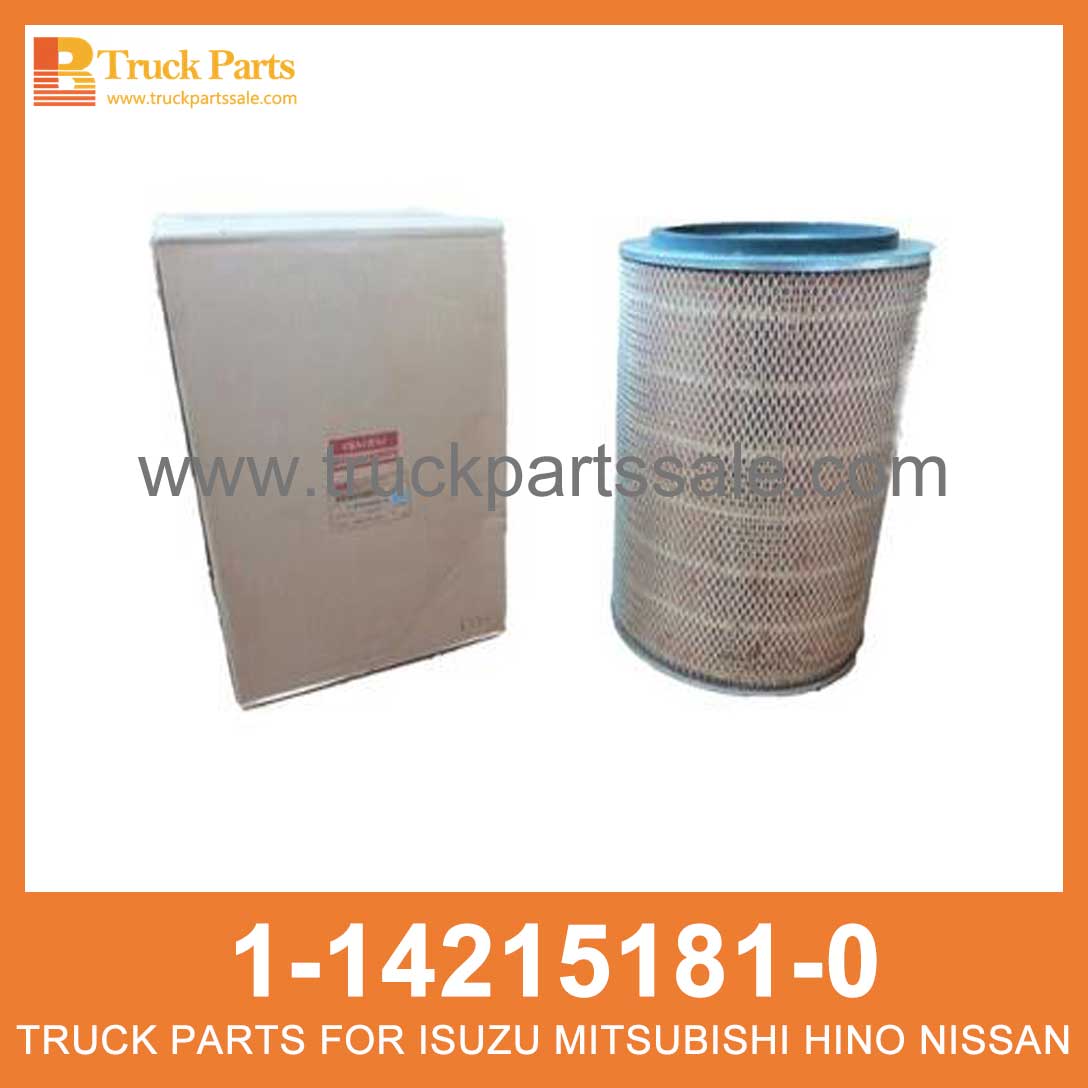 FILTER AIR CLEANER 1-14215181-0 1-87610058-0 1142151810 1876100580 1-14215-181-0 1-87610-058-0 for ISUZU FVR34 6HK1 Filtro de aire