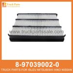 FILTER AIR CLEANER 8-97039002-0 5-87610018-0 8970390020 5876100180 8-97039-002-0 5-87610-018-0 for ISUZU UBS 6VD1 Filtro de aire