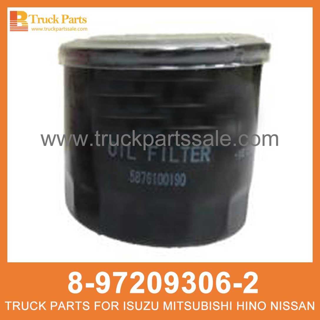 FILTER OIL SUB 8-97209306-2 5-87610019-0 8972093062 5876100190 8-97209-306-2 5-87610-019-0 for ISUZU UBS 4JX1 Filtro de aceite Sub