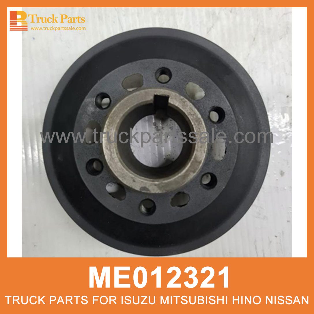 Flange Crankshaft Pulley ME012321 for Mitsubishi truck Polea del cig??e al de la brida