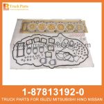 GASKET SET ENG HD 1-87813192-0 1878131920 1-87813-192-0 for ISUZU CYZ51 6WF1 Junta Set Eng