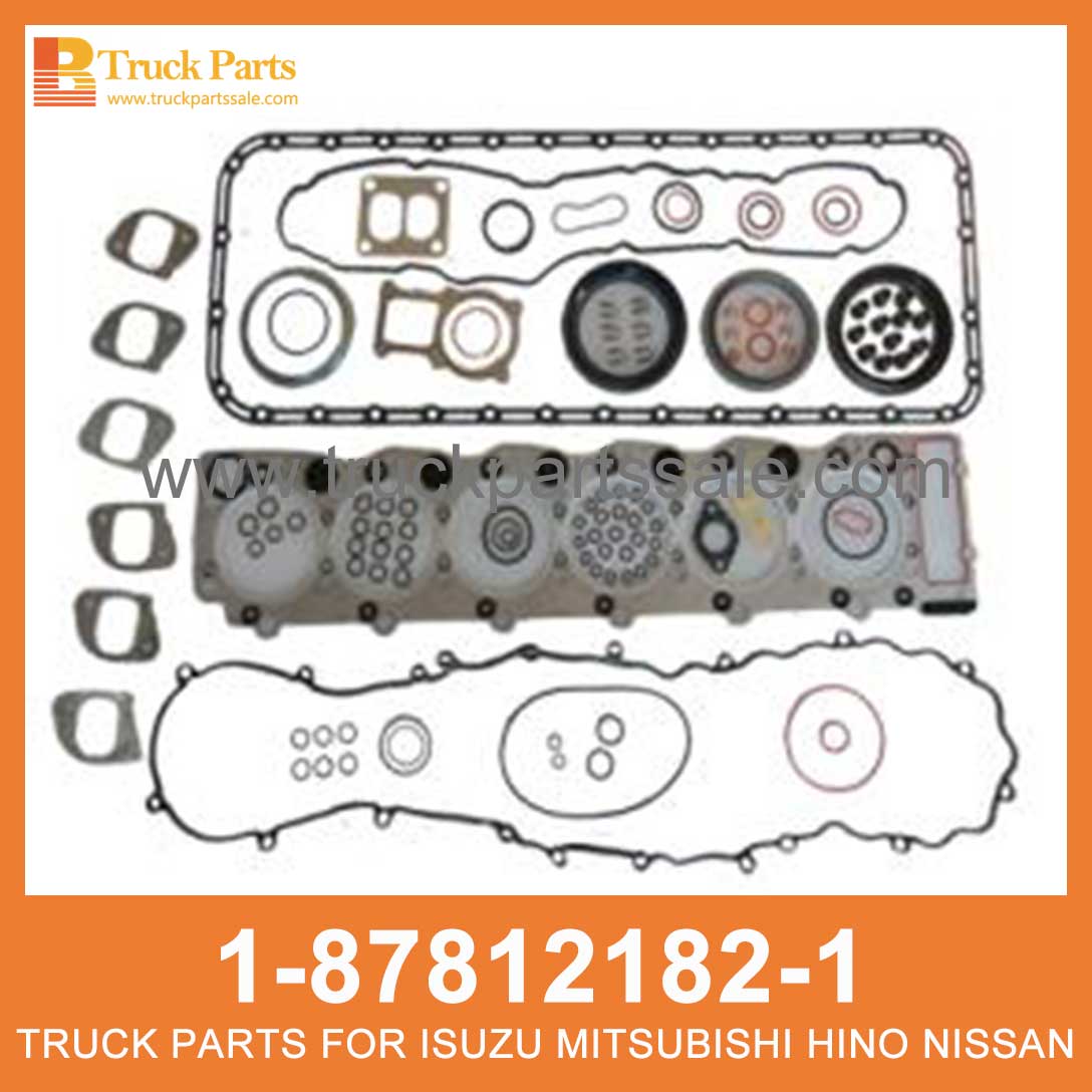 GASKET SET ENG OVERHAUL 1-87812182-1 1-87814483-0 1878121821 1878144830 1-87812-182-1 1-87814-483-0 for ISUZU LT132 6HE1T Junta Set Eng Overhaul