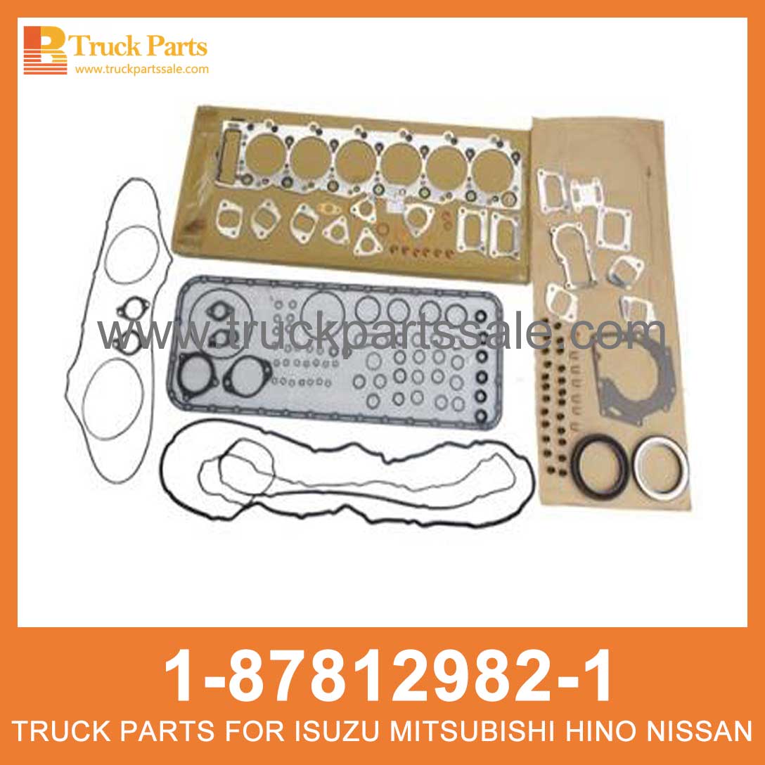 GASKET SET ENG OVERHAUL 1-87812982-1 1-87814623-0 1878129821 1878146230 1-87812-982-1 1-87814-623-0 for ISUZU 6HK1 Junta Set Eng Overhaul