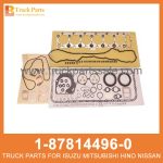 GASKET SET ENG OVERHAUL 1-87814496-0 1-87812316-0 1878144960 1878123160 1-87814-496-0 1-87812-316-0 for ISUZU 6HK1 Junta Set Eng Overhaul