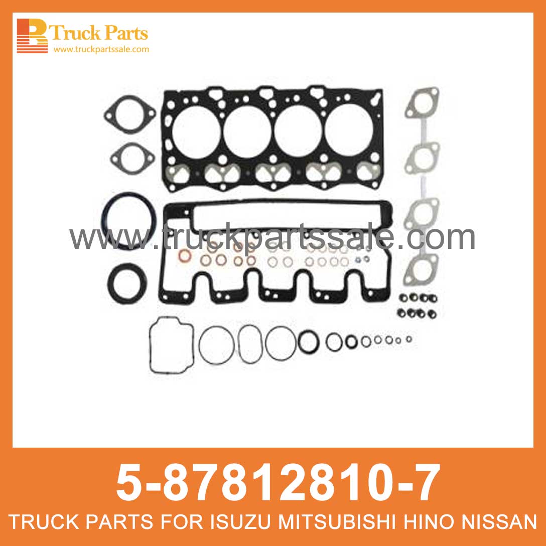 GASKET SET ENG OVERHAUL 5-87812810-7 5878128107 5-87812-810-7 for ISUZU 4LE2 Junta Set Eng Overhaul