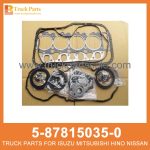 GASKET SET ENG OVERHAUL 5-87815035-0 5-87814890-1 5878150350 5878148901 5-87815-035-0 5-87814-890-1 for ISUZU 4HK1 Junta Set Eng Overhaul