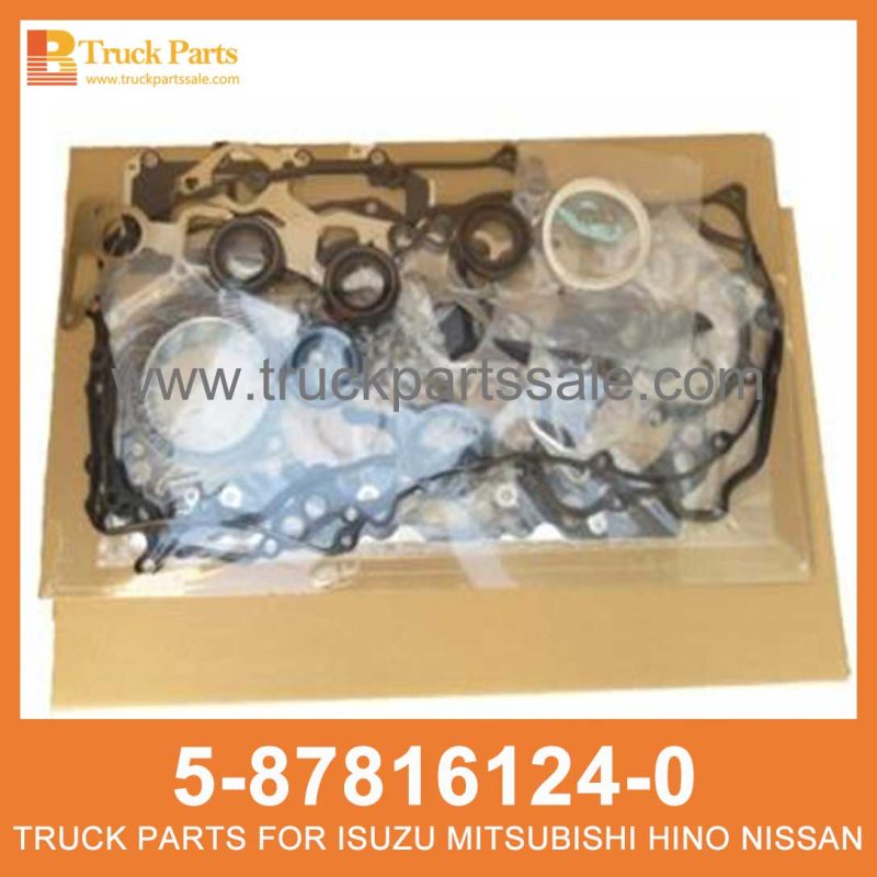 GASKET SET ENG OVERHAUL 5-87816124-0 5-87816352-0 5878161240 5878163520 5-87816-124-0 5-87816-352-0 for ISUZU 4JJ1 Junta Set Eng Overhaul