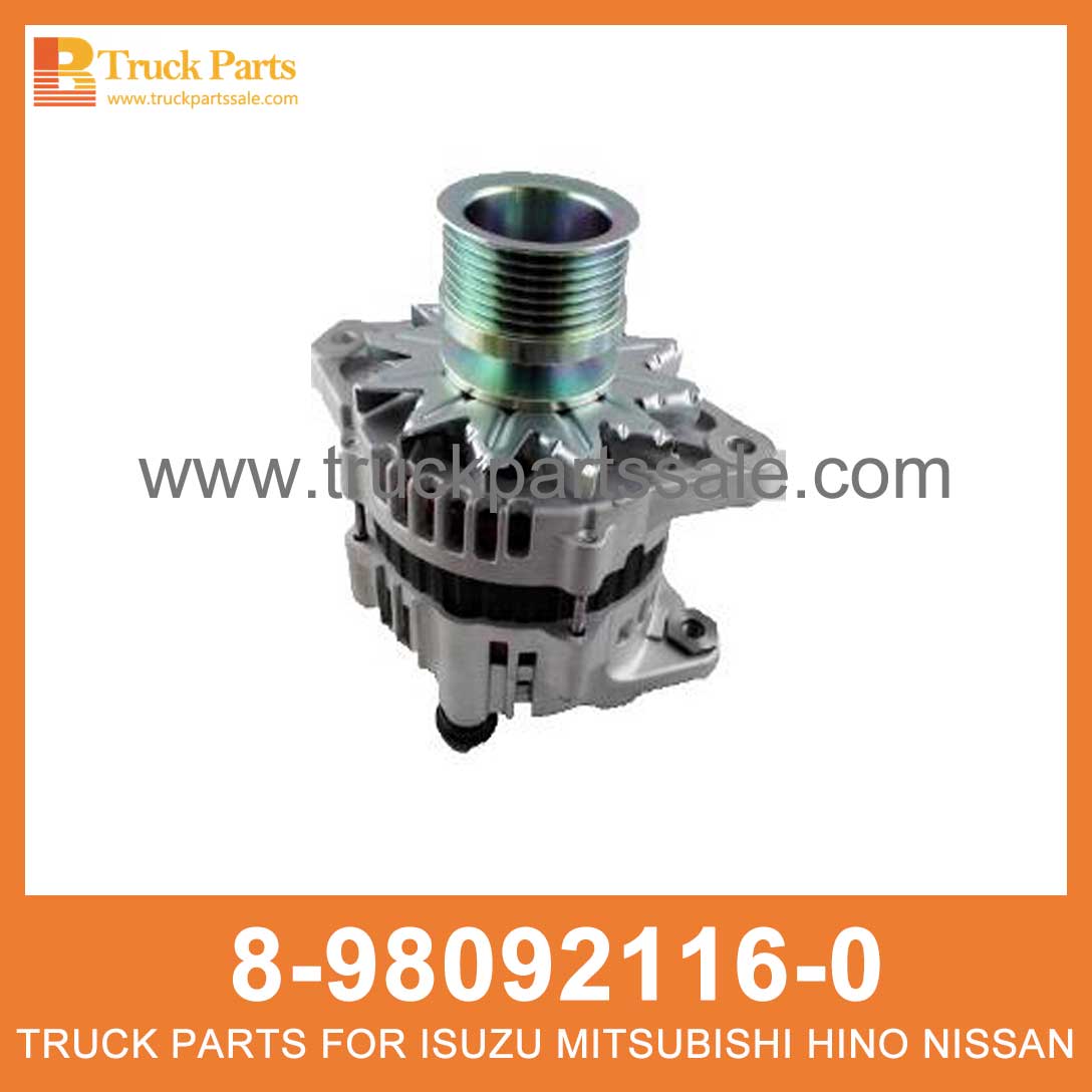 GENERATOR ASM 8-98092116-0 8980921160 8-98092-116-0 for ISUZU 4HK1 Generador ASM