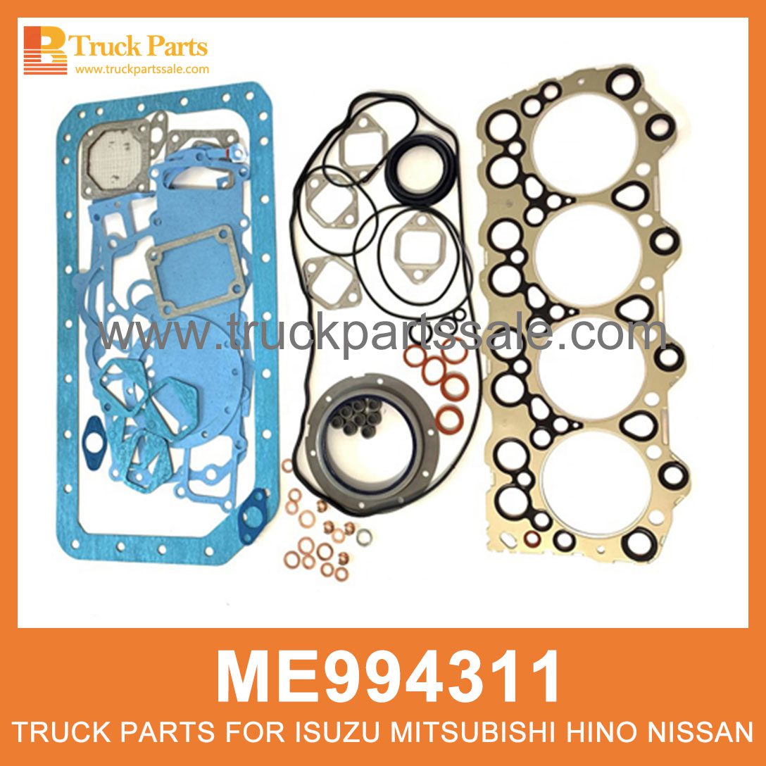 Gasket Set Engine Overhaul ME994311 ME997275 ME996358 for Mitsubishi truck Revisi??n del motor de la junta