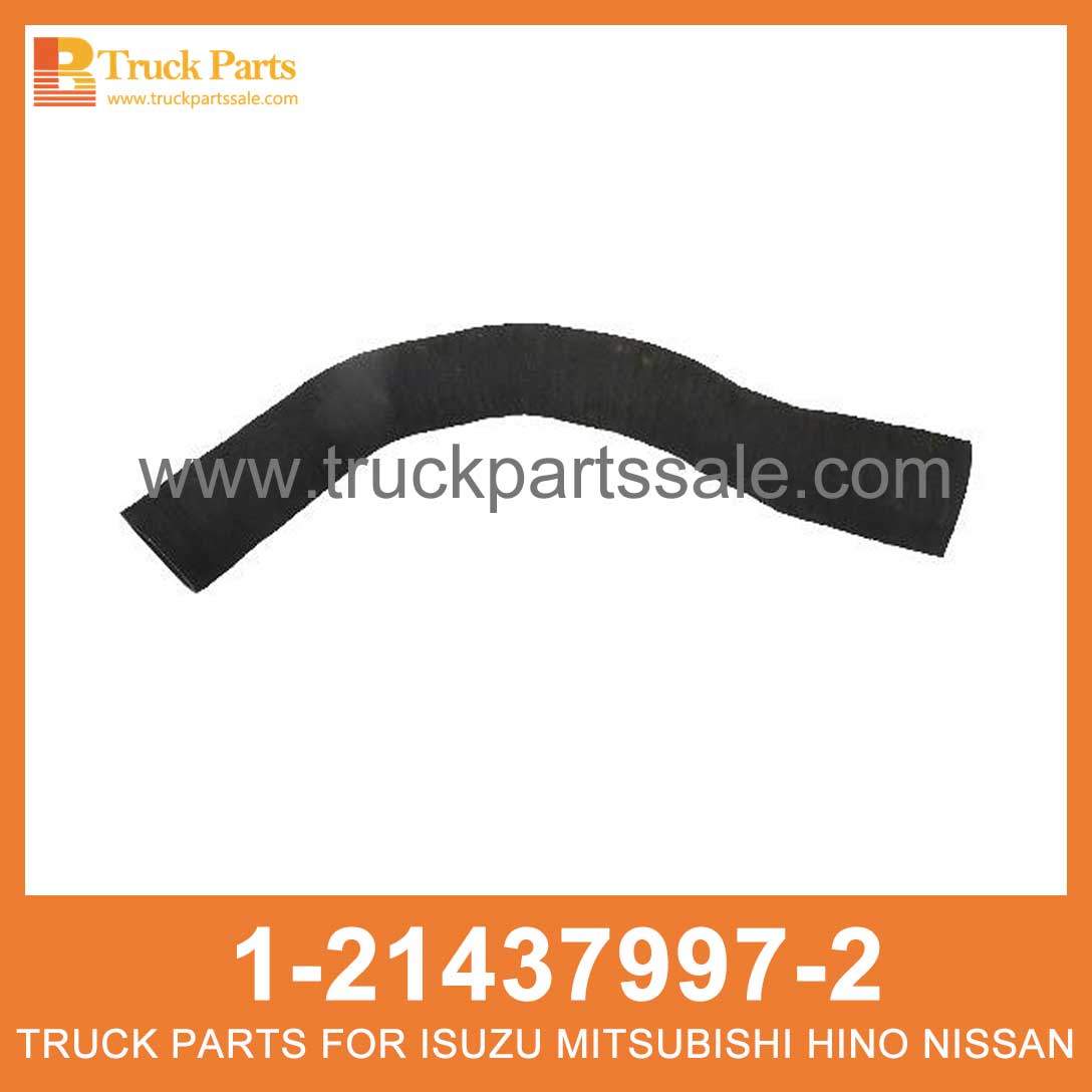 HOSE WATER RAD OUTLET 1-21437997-2 1214379972 1-21437-997-2 for ISUZU CYZ51 6WF1 Salida de agua de agua de manguera