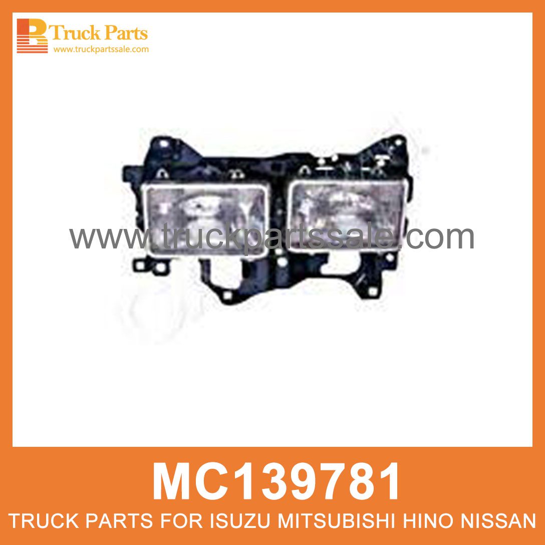 Head Lamp Right with Housing MC139781 214-1168R for Mitsubishi truck L??mpara de cabeza a la derecha con carcasa