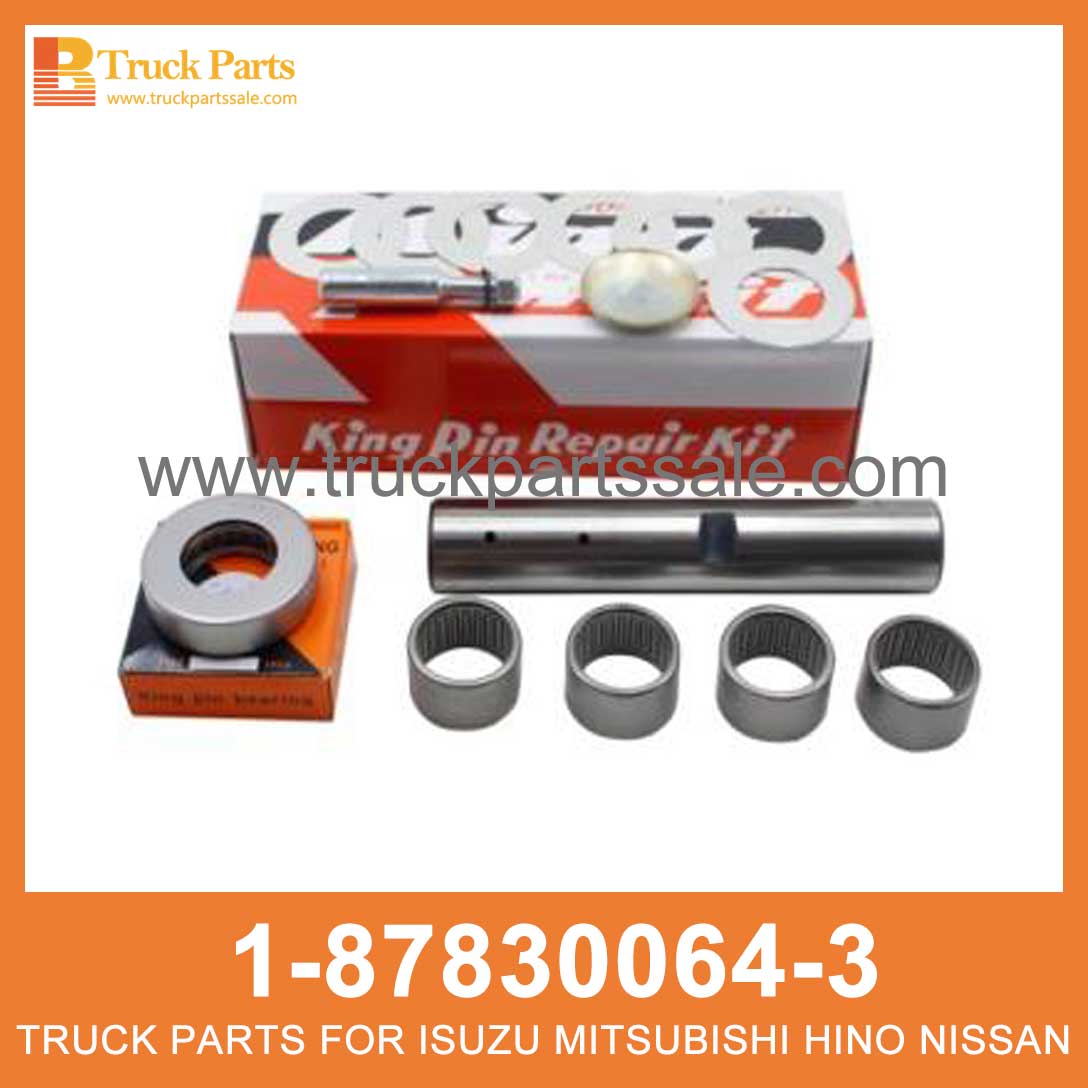 KING PIN SET 1-87830064-3 1878300643 1-87830-064-3 for ISUZU FSR113 6BD1 Conjunto de alfiler de rey