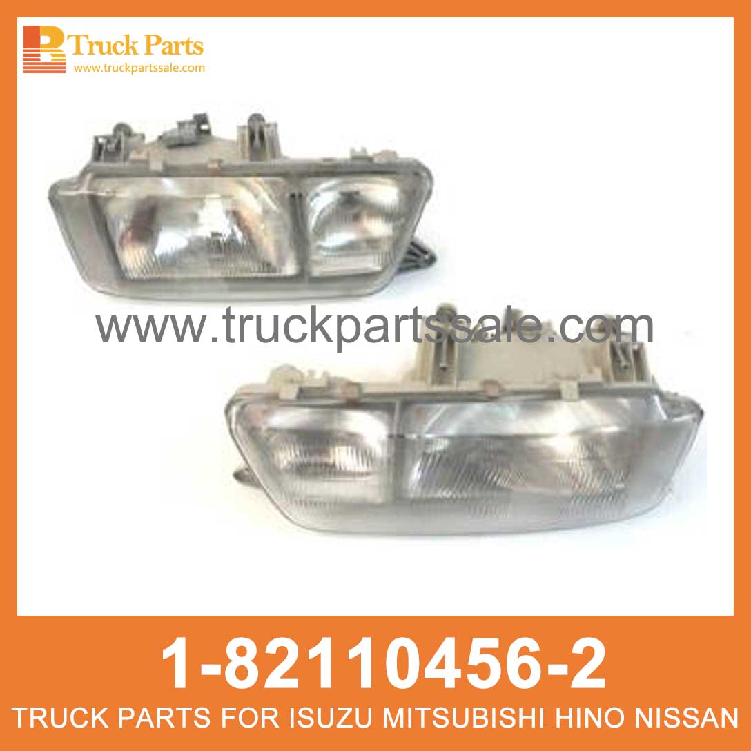 LAMP ASM HEAD 1-82110456-2 1-82110455-2 1821104562 1821104552 1-82110-456-2 1-82110-455-2 for ISUZU CYZ51K 6WF1 L??mpara ASM Cabeza ASM