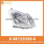 LAMP ASM HEAD LH RH 8-98125390-6 8-98125389-6 8981253906 8981253896 8-98125-390-6 8-98125-389-6 for ISUZU DMAX 4X2 SC L??mpara ASM Cabeza LH RH ASM LH RH