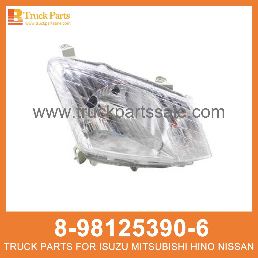 LAMP ASM HEAD LH RH 8-98125390-6 8-98125389-6 8981253906 8981253896 8-98125-390-6 8-98125-389-6 for ISUZU DMAX 4X2 SC L??mpara ASM Cabeza LH RH ASM LH RH