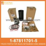 LINER SET ENG CYL 1-87811701-5 1878117015 1-87811-701-5 for ISUZU FVR32 6HE1T Conjunto de revestimiento Eng cyl