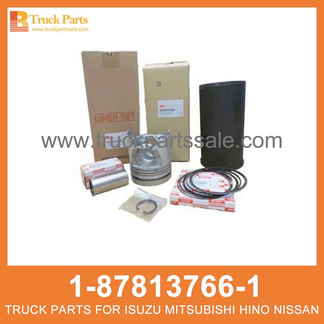 LINER SET ENG CYL 1-87813766-1 1878137661 1-87813-766-1 for ISUZU 6HK1 4HK1 Conjunto de revestimiento Eng cyl