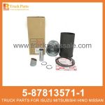 LINER SET ENG CYL 5-87813571-1 5-87813572-1 5878135711 5878135721 5-87813-571-1 5-87813-572-1 for ISUZU NQR71 4HG1 Conjunto de revestimiento Eng cyl