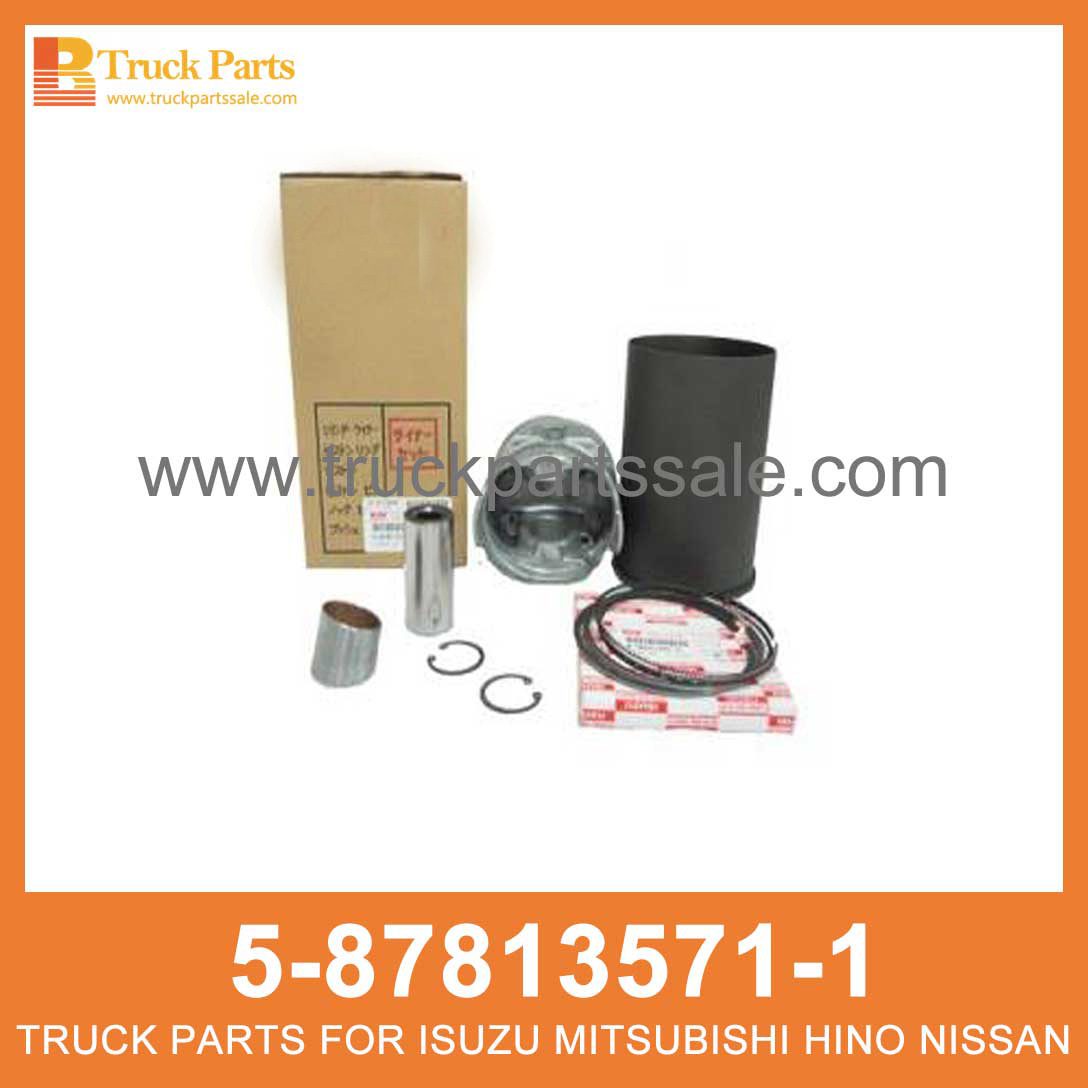 LINER SET ENG CYL 5-87813571-1 5-87813572-1 5878135711 5878135721 5-87813-571-1 5-87813-572-1 for ISUZU NQR71 4HG1 Conjunto de revestimiento Eng cyl