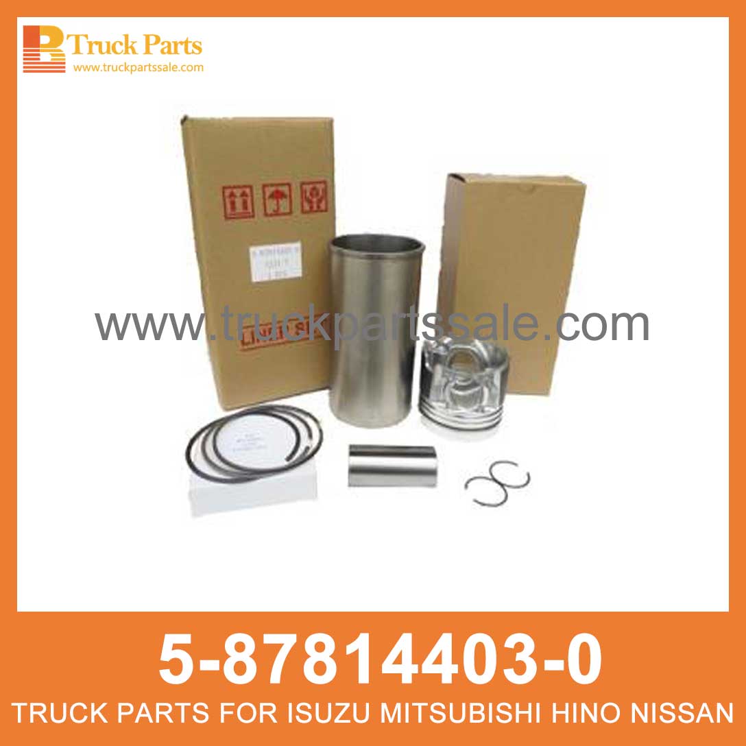 LINER SET ENG CYL 5-87814403-0 5878144030 5-87814-403-0 for ISUZU NLR85 4JJ1 Conjunto de revestimiento Eng cyl