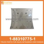 LINING SET RR BRK 1-88310775-1 1-47126093-0 1883107751 1471260930 1-88310-775-1 1-47126-093-0 for ISUZU CYZ51K 6WF1 Conjunto de revestimiento RR BRK RR BRK