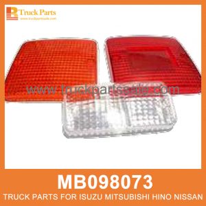 Lens Set Tail Lamp set of 3 pcs MB098073 MB098074 MB098075 for Mitsubishi truck