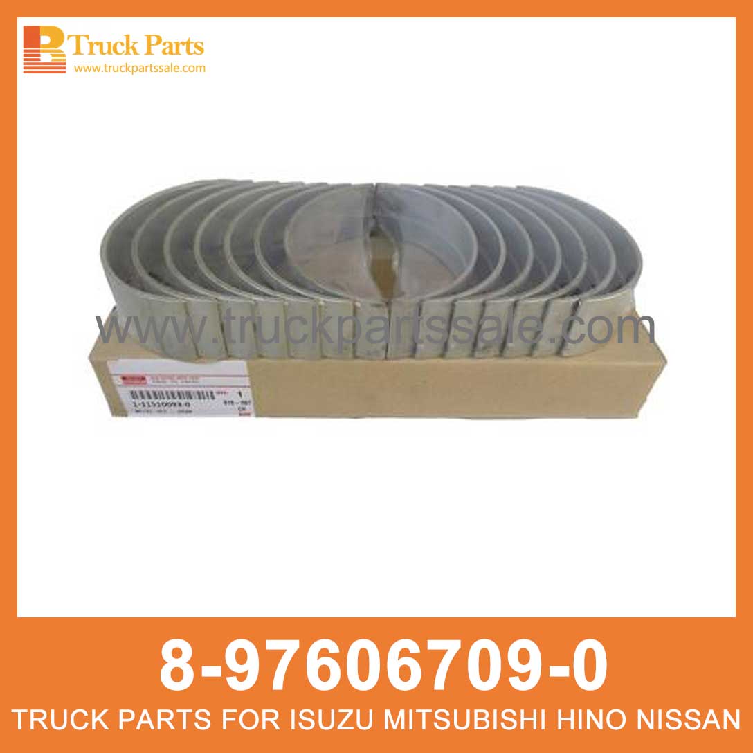 METAL KIT CRANKSHAFT 8-97606709-0 8-98151849-1 8976067090 8981518491 8-97606-709-0 8-98151-849-1 for ISUZU CYZ52 6WG1 Cig??e al del kit de metal