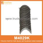 METAL KIT CRANKSHAFT M4029K for ISUZU 6BD1 6BG1 Cig??e al del kit de metal