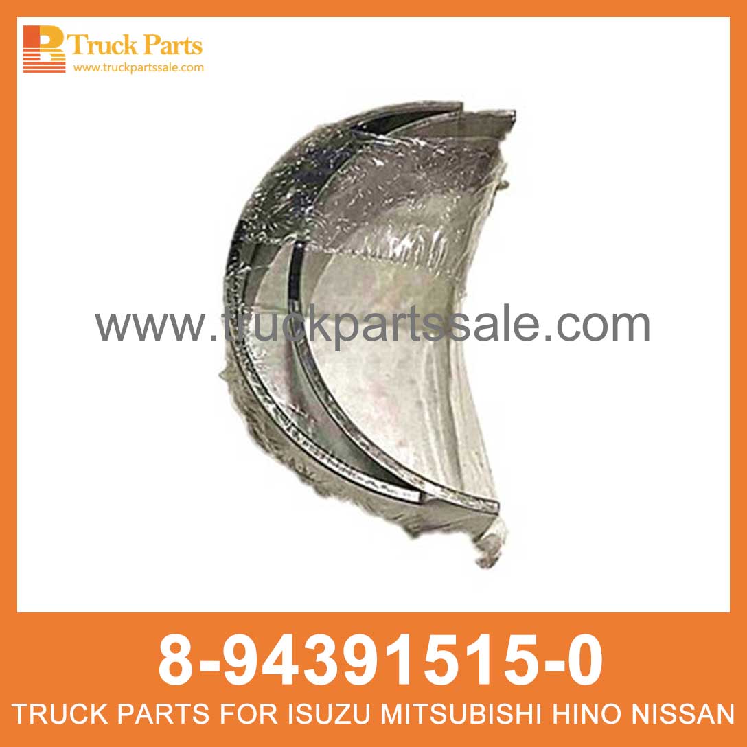 METAL SET CRANK SHAFT STD 8-94391515-0 8943915150 8-94391-515-0 for ISUZU FVR33 6HH1 6HK1 6HE1 Std de eje del cig??e al del conjunto de metal STD STD