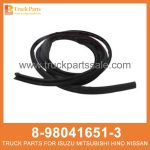 MOLDING WINDSHIELD 8-98041651-3 8980416513 8-98041-651-3 for ISUZU VC46 FVR34 6HK1 Parabrisas de moldura