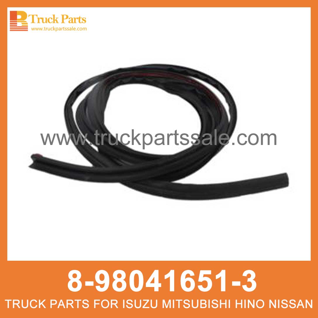 MOLDING WINDSHIELD 8-98041651-3 8980416513 8-98041-651-3 for ISUZU VC46 FVR34 6HK1 Parabrisas de moldura