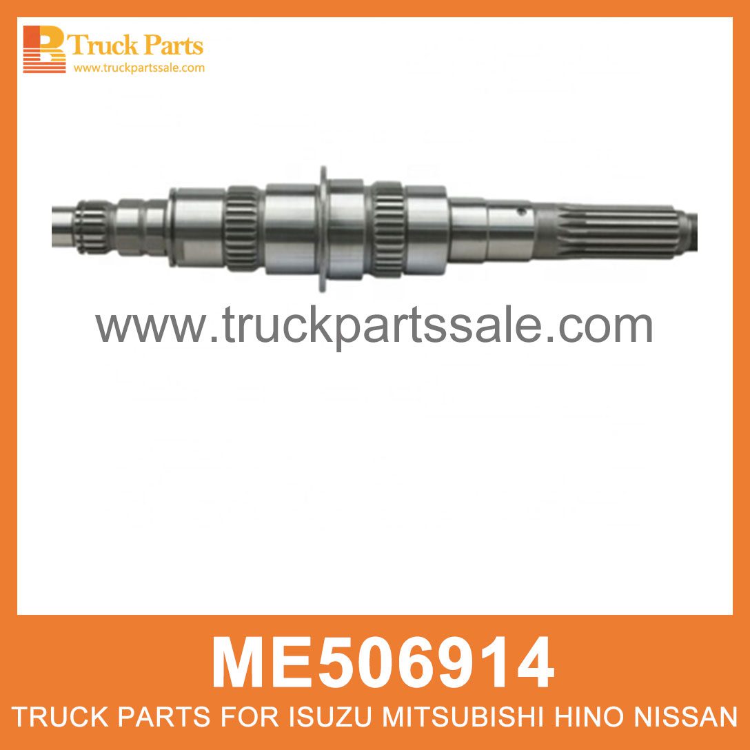 Main Shaft 422mm Length 20 34 36 18 Teeth ME506914 for Mitsubishi truck Eje principal