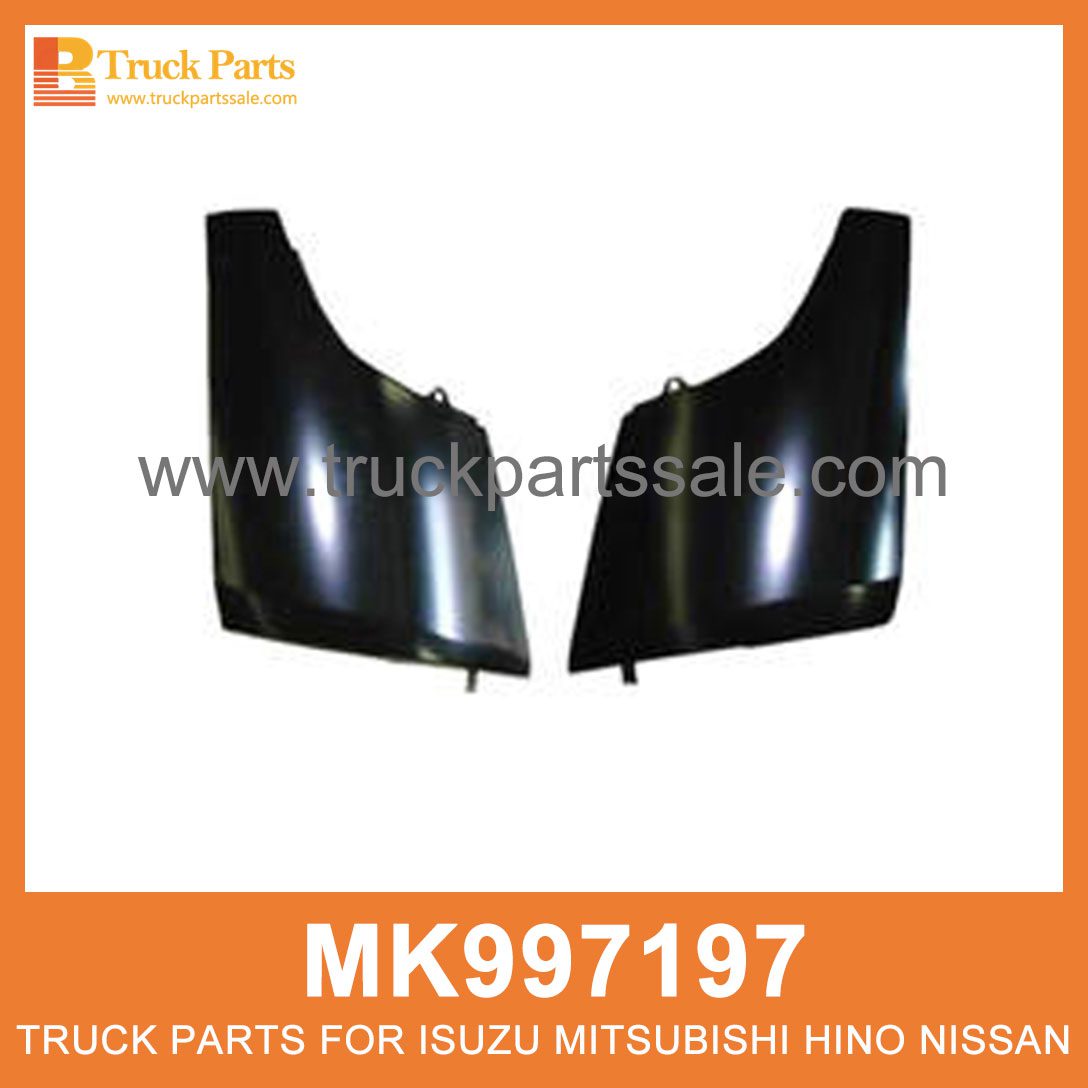 Metal Corner Left Front Panel MK997197 for Mitsubishi truck Panel frontal izquierdo de la esquina de metal