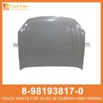 PANEL ENG HOOD 8-98193817-0 8981938170 8-98193-817-0 for ISUZU DMAX 2013-2015 Panel Eng Hood