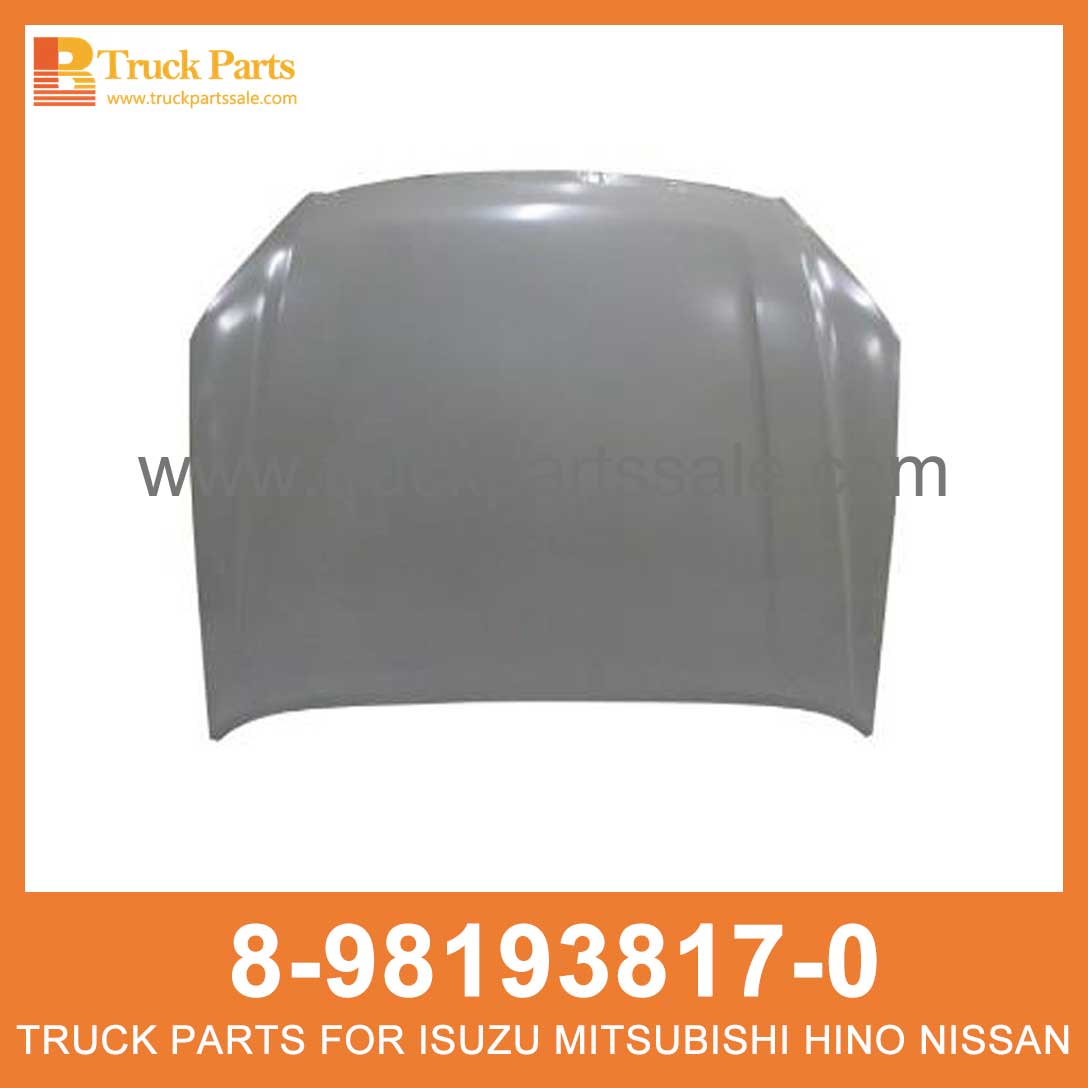 PANEL ENG HOOD 8-98193817-0 8981938170 8-98193-817-0 for ISUZU DMAX 2013-2015 Panel Eng Hood