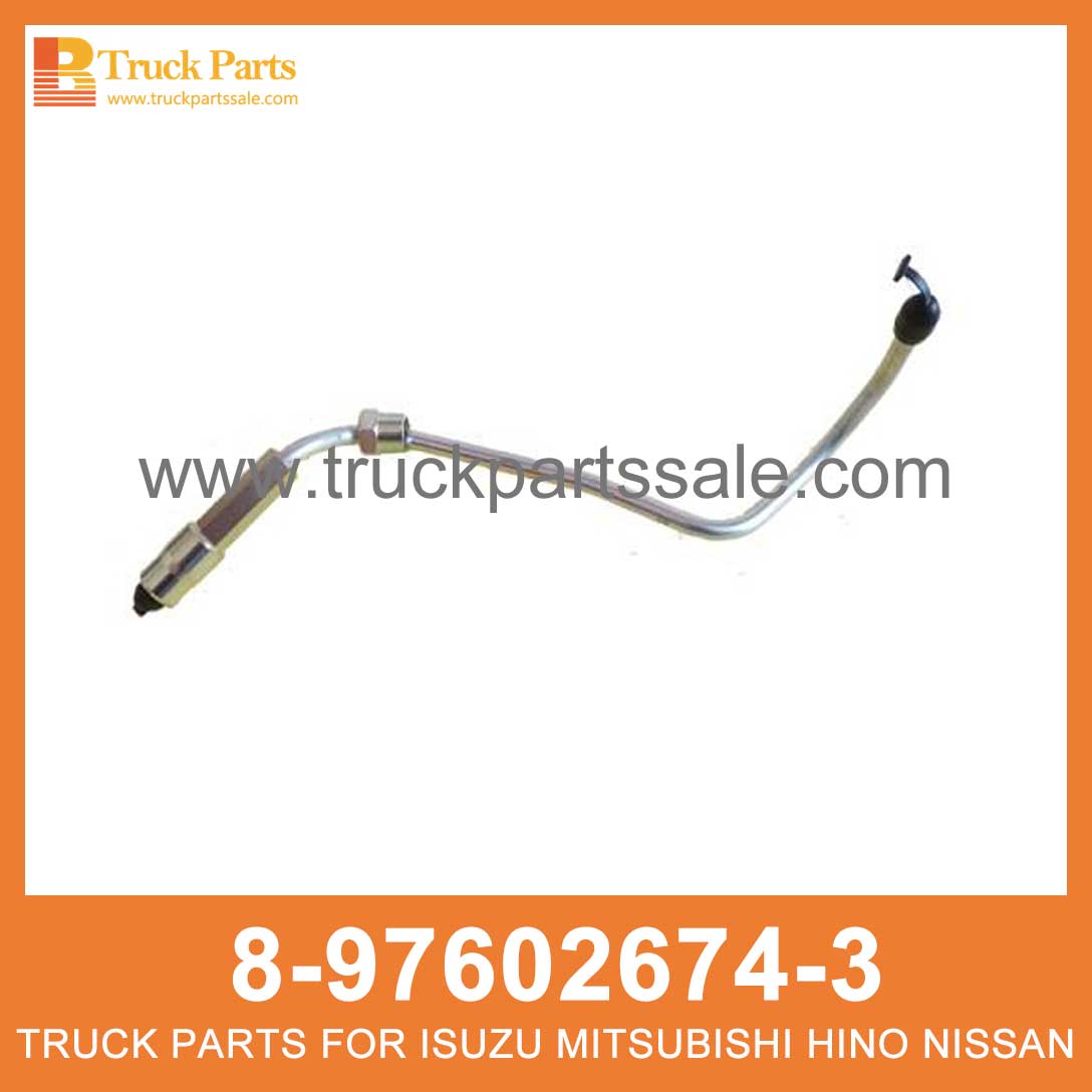 PIPE INJ 8-97602674-3 8976026743 8-97602-674-3 for ISUZU 6HK1 Pipa de tuber??a