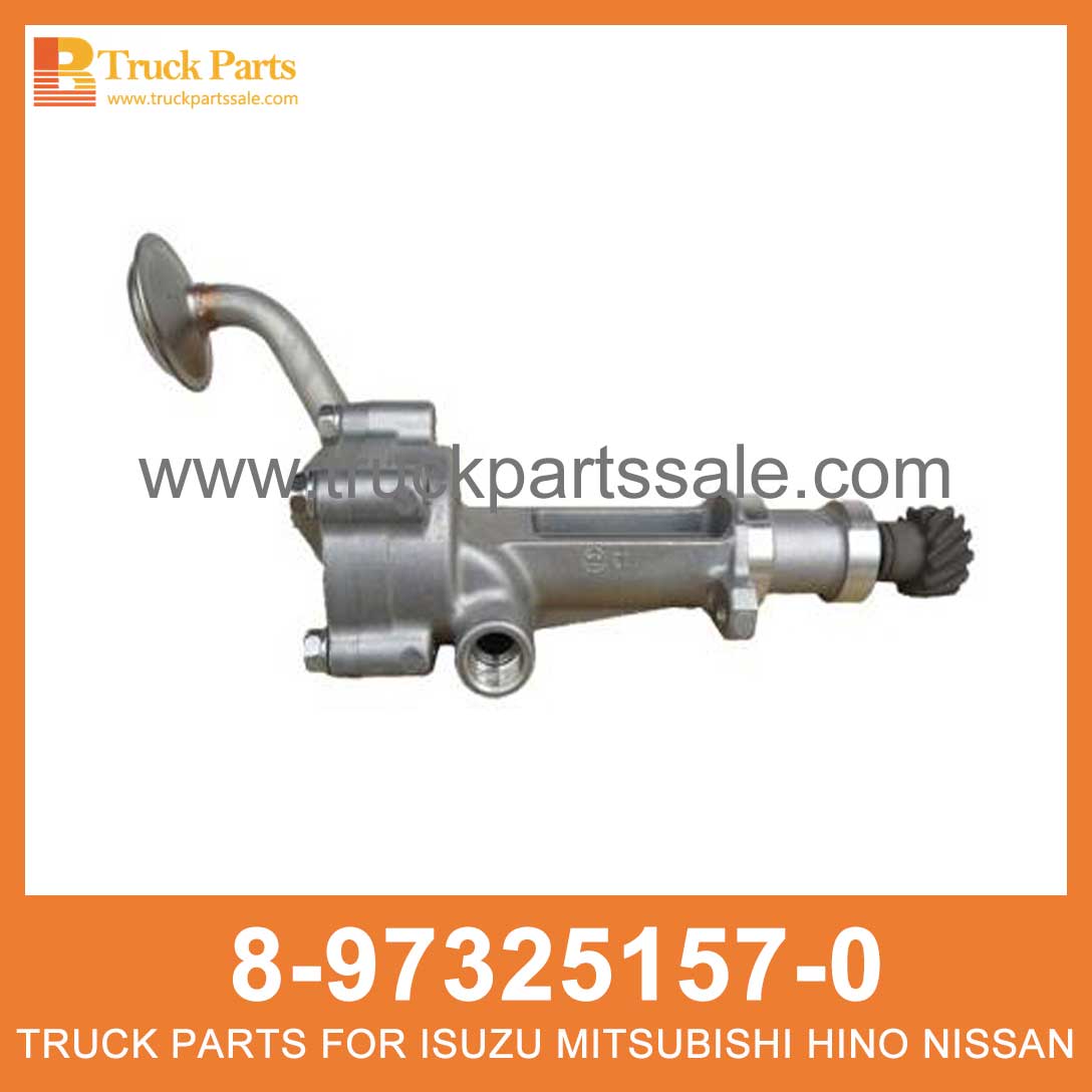 PUMP ASM OIL 8-97325157-0 8973251570 8-97325-157-0 for ISUZU 4JG2 Aceite ASM de bomba ASM