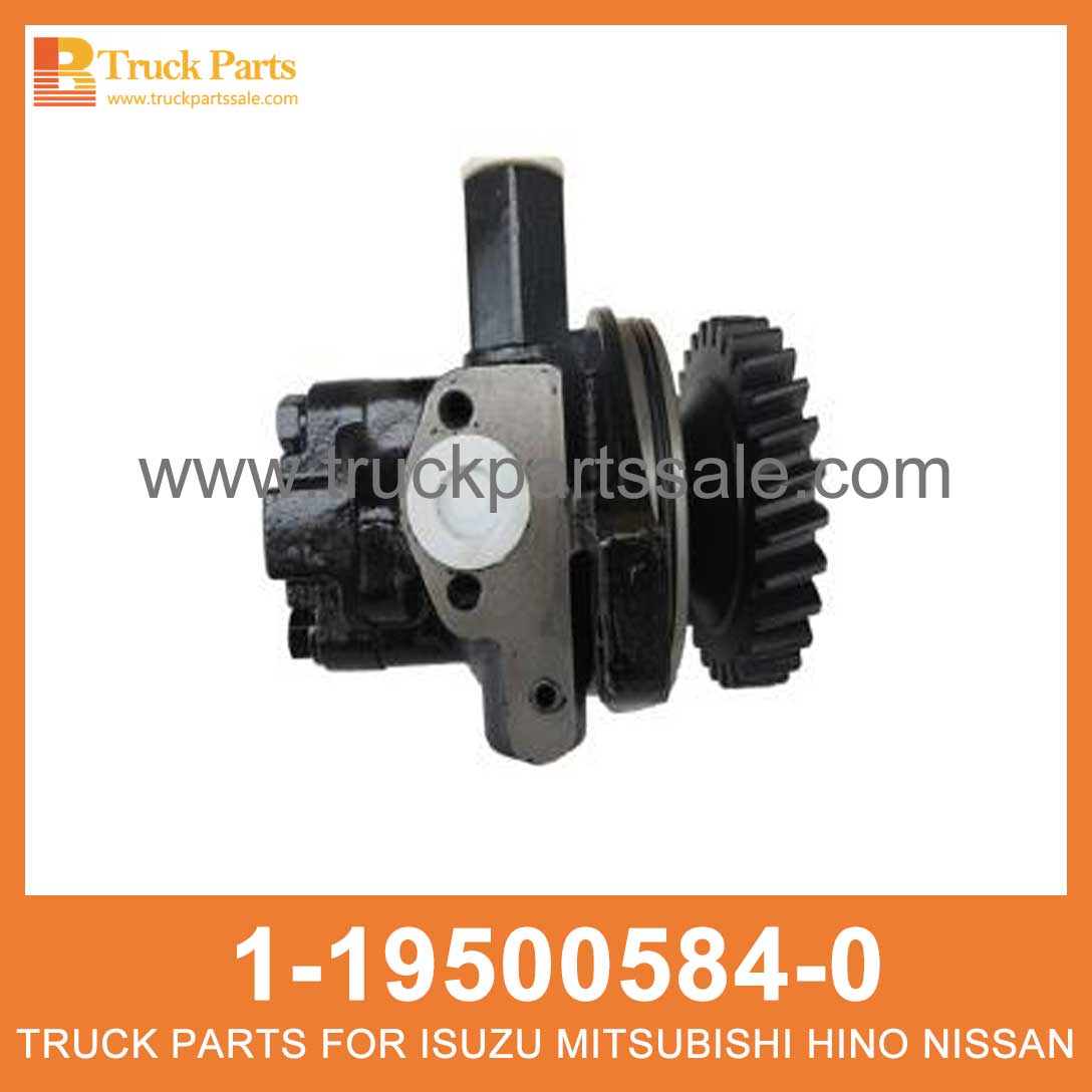 PUMP ASM OIL P-S 1-19500584-0 1195005840 1-19500-584-0 for ISUZU FSR32 6HH1 Bomba ASM Oil PS PUMP ASM OIL PS