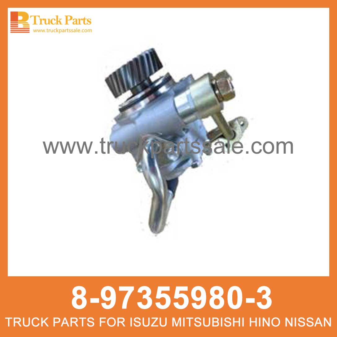 PUMP ASM OIL P-S 8-97355980-3 8973559803 8-97355-980-3 for ISUZU D-MAX 4JJ1 4JK1 Aceite ASM de bomba ASM