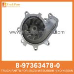 PUMP ASM WATER 8-97363478-0 8973634780 8-97363-478-0 for ISUZU 700P 4HK1 Agua ASM de bombeo ASM