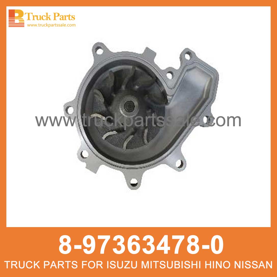 PUMP ASM WATER 8-97363478-0 8973634780 8-97363-478-0 for ISUZU 700P 4HK1 Agua ASM de bombeo ASM
