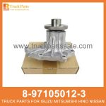 PUMP ASM WATER W GASKET 8-97105012-3 8971050123 8-97105-012-3 for ISUZU 4JH1 Bomba ASM Water W Junta ASM W