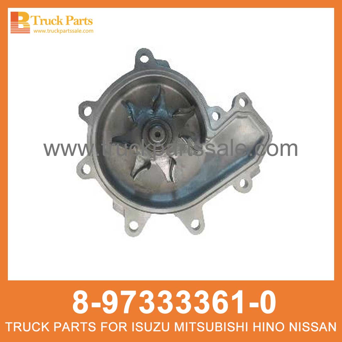 PUMP ASM WATER W GASKET 8-97333361-0 8973333610 8-97333-361-0 for ISUZU 4HK1 Bomba ASM Water W Junta ASM W