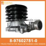 PUMP ASM WATER W GASKET 8-97602781-0 8976027810 8-97602-781-0 for ISUZU FVR34 6HK1 Bomba ASM Water W Junta ASM W